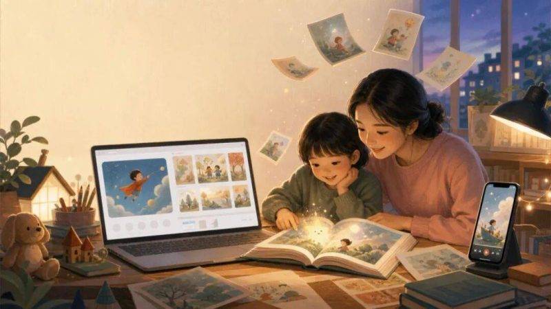 儿童绘本生成器升级了：从一句话，到可以分享的视频-吾爱资源库