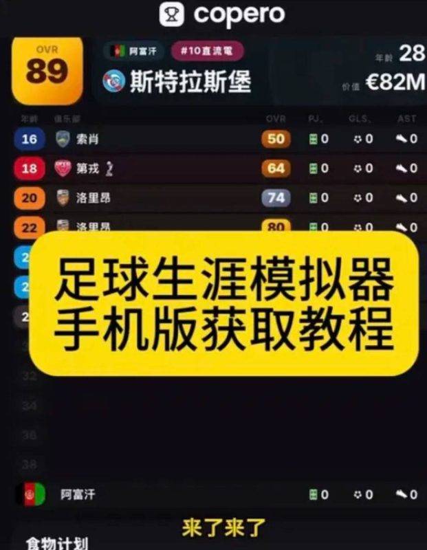 2026【足球生涯模拟器】｜手机版下载步骤安装教程来啦|苹果安卓均适配-吾爱资源库