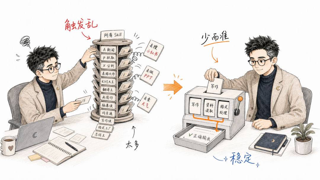 图片[2]-卡兹克推荐的 Skill 不止 12 个，真正值钱的是工作流地图-吾爱资源库