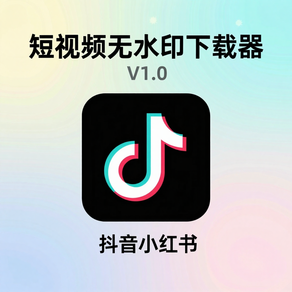 短视频无水印下载器V1.0支持抖音小红书-吾爱资源库
